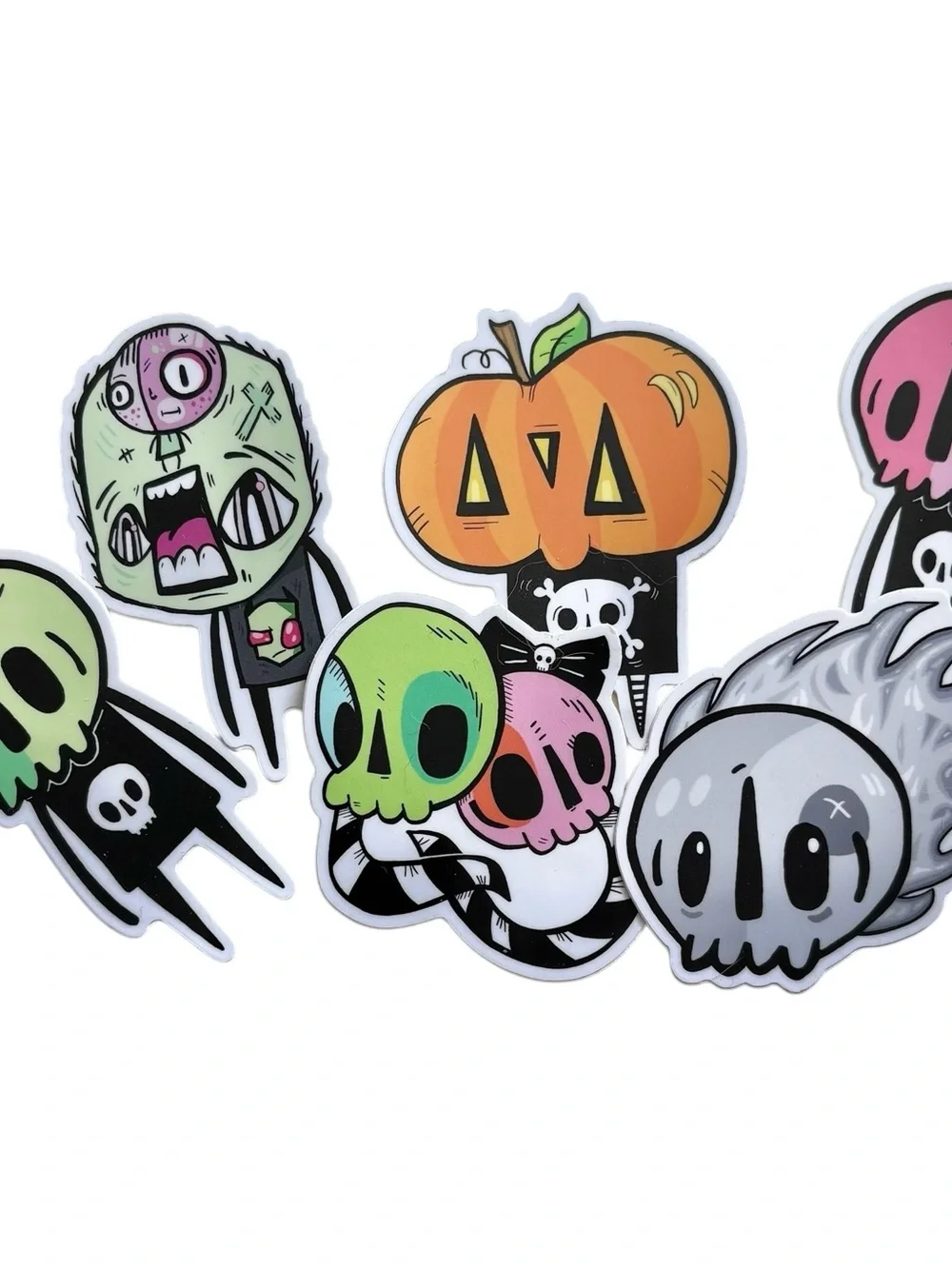 6pk Halloween Vinyl Stickers